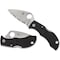 Spyderco 2024 Spyderco Reveal 13 Manbug Black Lightweight Leaf, Serrated Edge SPY-MBKLFS - alternate 1